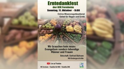 Erntedankfest der KfK Fernheim